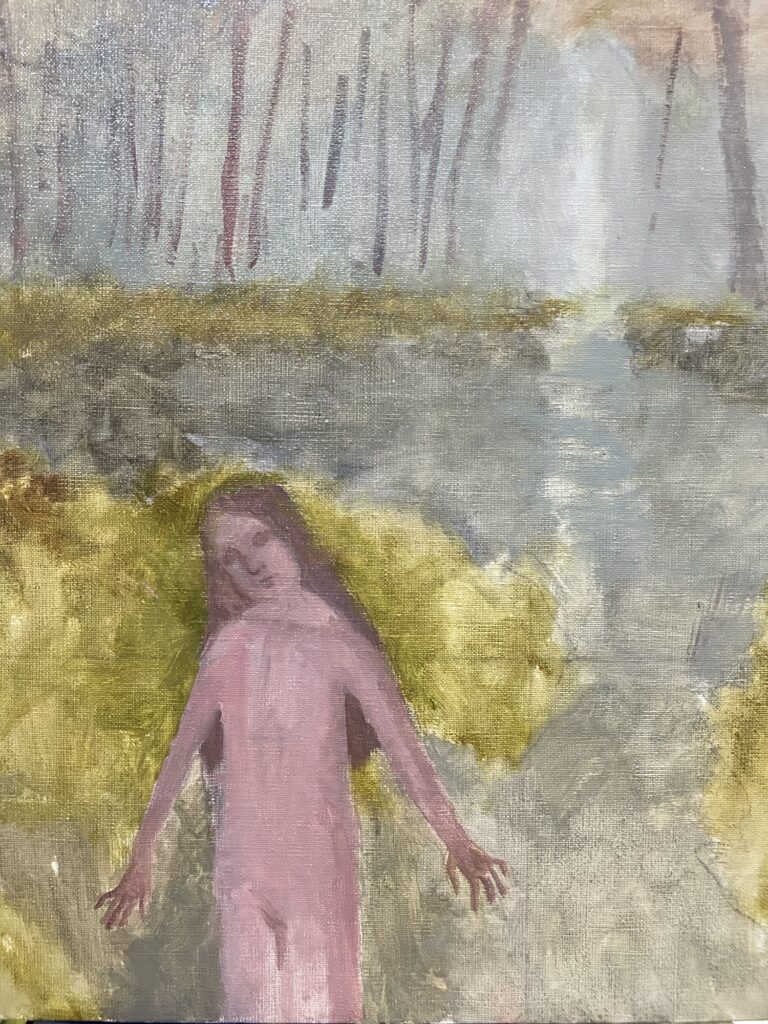 まだ描き始めて間もない制作途中のもの